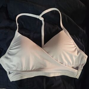 PINK Victoria's Secret Light Cream Sports Bra